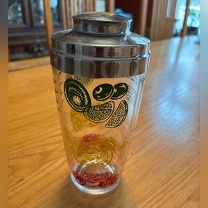 Vintage MCM Mr. Bartender Cocktail Shaker
